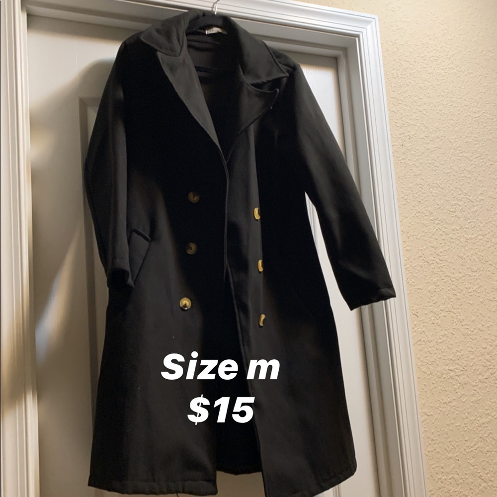 Black trench coat